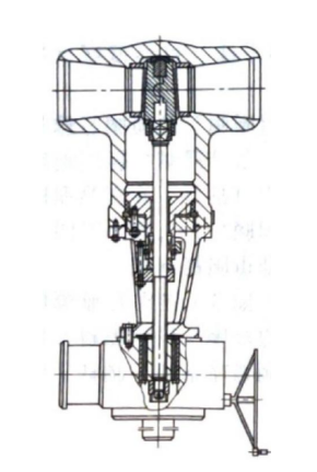 Electric wedge double gate valve