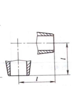 Angle-type valve structure length